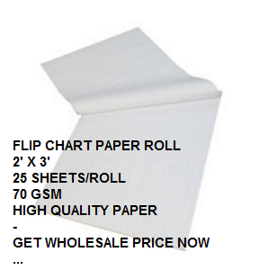 What Size Is A Flip Chart Paper