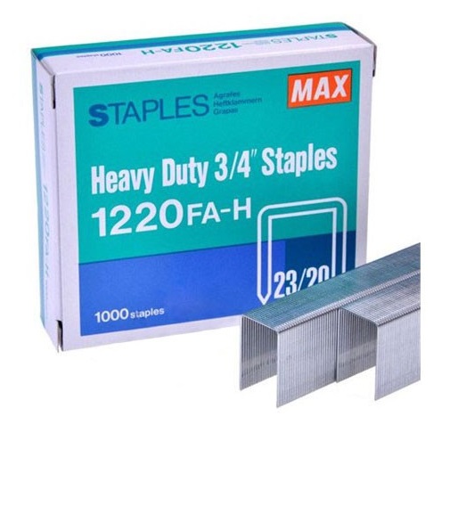 MAX STAPLES 1220 HEAVY DUTY 3/4" STAPLES Big Stationery