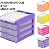 3 DRAWER A4 DOCUMENT CASE