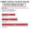 FABER CASTELL PLASTIC RULER 15CM