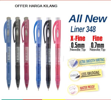 STABILO 348 BALL PEN CLICK RETRACTABLE