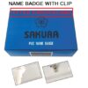 SAKURA PVC NAME BADGE