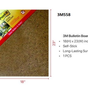 3M BULLETIN BOARD 18" X 23"