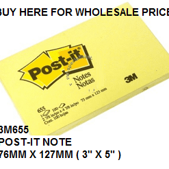 3M655 POST-IT NOTES 3