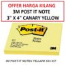 3M657 POST-IT NOTES 3" X 4"