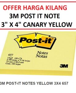 3M657 POST-IT NOTES 3