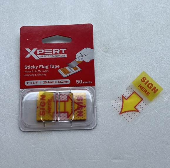 FILM INDEX FLAG TAPE 1" X 1.7" FILM INDEX FLAG TAPE 1" X 1.7"