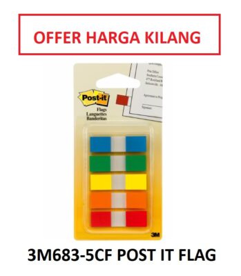 3M683-5CF POST-IT FLAG 0.47" X 1.7"