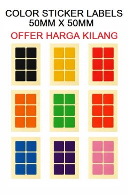 SELF ADHESIVE LABELS 50MM X 50MM