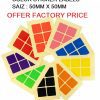 COLOR STICKER LABELS 50MM X 50MM