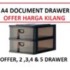 2 TIER A4 DRAWER DOCUMENT CASE