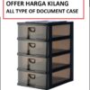 4 TIER A4 DRAWER DOCUMENT CASE