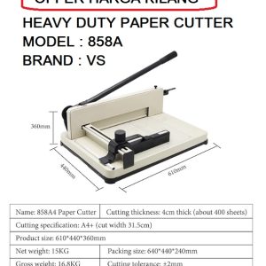 HEAVY DUTY PAPER CUTTER 858A