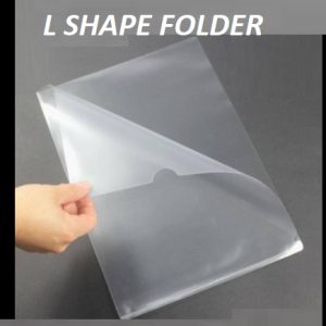 PVC L SHAPE FOLDER