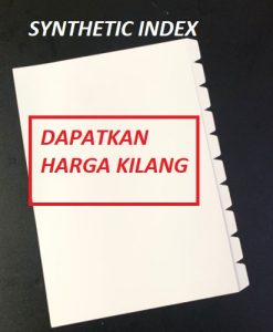SYNTHETIC INDEX SUPPLIER MALAYSIA | PLASTIC INDEX MALAYSIA | PVC WHITE INDEX MALAYSIA