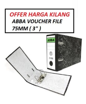 ABBA VOUCHER FILE 75MM ( 3" )