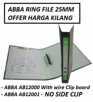 ABBA RING FILE 25MM | OPTION RING FILE 25MM