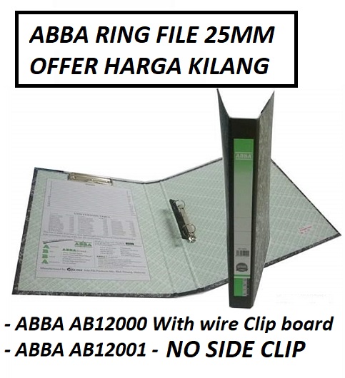 ABBA RING FILE 25MM | OPTION RING FILE 25MM ABBA RING FILE 25MM | OPTION RING FILE 25MM