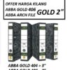 ABBA ARCH FILE 2" 406 GOLD | ABBA ARCH FILE