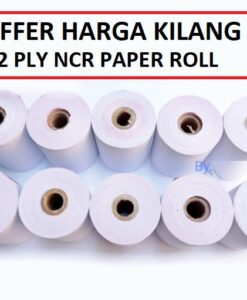 2PLY NCR PAPER ROLL WHITE/YELLOW