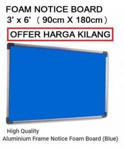 FOAM NOTICE BOARD 3′ X 6′