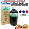 ARTLINE PERMANENT MARKER INK REFILL 500ML