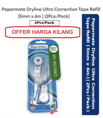 PAPERMATE DRYLINE ULTRA CORRECTION TAPE REFILL PAPERMATE DRYLINE ULTRA CORRECTION TAPE REFILL