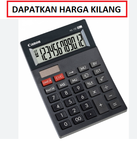 CANON CALCULATOR AS120 CANON CALCULATOR AS120