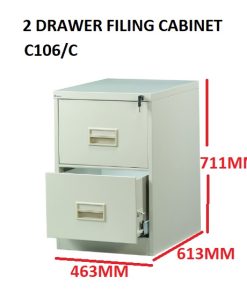 2 DRAWER FILING CABINET C106/C