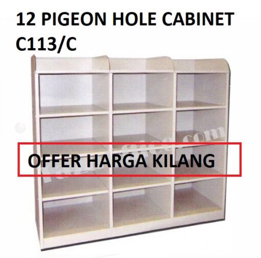 12 PIGEON HOLE CABINET