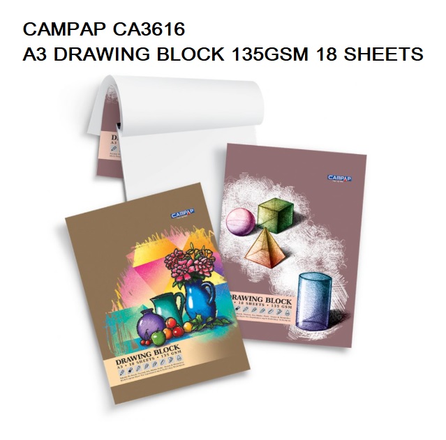 CAMPAP A3 DRAWING BLOCK CAMPAP A3 DRAWING BLOCK