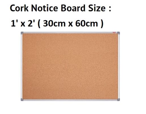 CORK NOTICE BOARD 1' x 2'