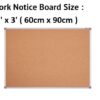 CORK NOTICE BOARD 2' x 3'