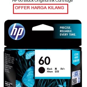 HP 60 Black Ink Cartridge ( CC640WA )