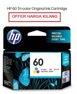 HP 60 Color Ink Cartridge ( CC643WA )