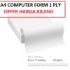 A4 COMPUTER FORM 1PLY 9.5" X 11"