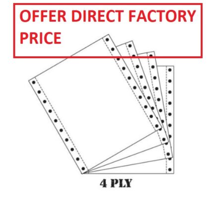 A4 COMPUTER FORM 4PLY NCR 9.5" x 11"