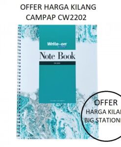 CAMPAP CW2202 WRITE-ON NOTE BOOK