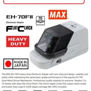 MAX ELECTRONIC STAPLER EH-70FII
