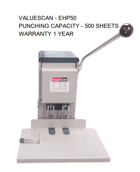 VALUESCAN EHP50 ELECTRIC 2 HOLE PUNCHER VALUESCAN EHP50 ELECTRIC 2 HOLE PUNCHER