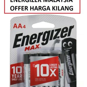 ENERGIZER AAA BATTERY 4'S