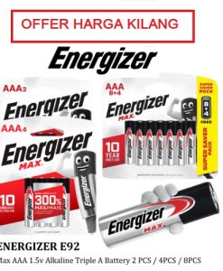 ENERGIZER AAA ALKALINE BATTERY