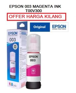 Epson T00V300 (Epson 003) Magenta Ink Bottle
