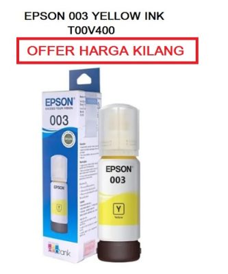 Epson T00V400 (Epson 003) Yellow Ink Bottle