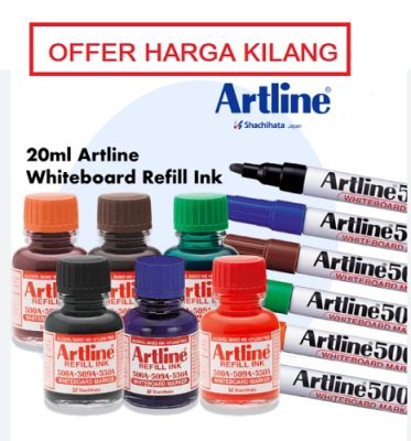 ARTLINE WHITEBOARD MARKER REFILL INK 20ML
