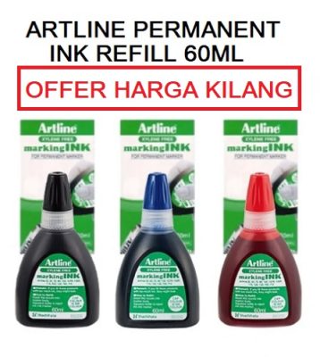 Artline Permanent Marking Ink Refill 60ml