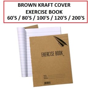KRAFT COVER EXERCISE BOOK