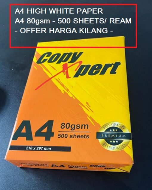 A4 80GSM COPY XPERT PAPER