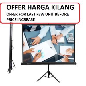 TRIPOD PROJECTOR SCREEN EZ6060