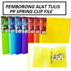 PP PLASTIC SPRING CLIP FILE